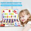 1 Set Magnetic English Letter Toy Colorful Uppercase Lowercase Letter Number Learning Preschooler Toddlers Boys Girls Educational Alphabet Toy