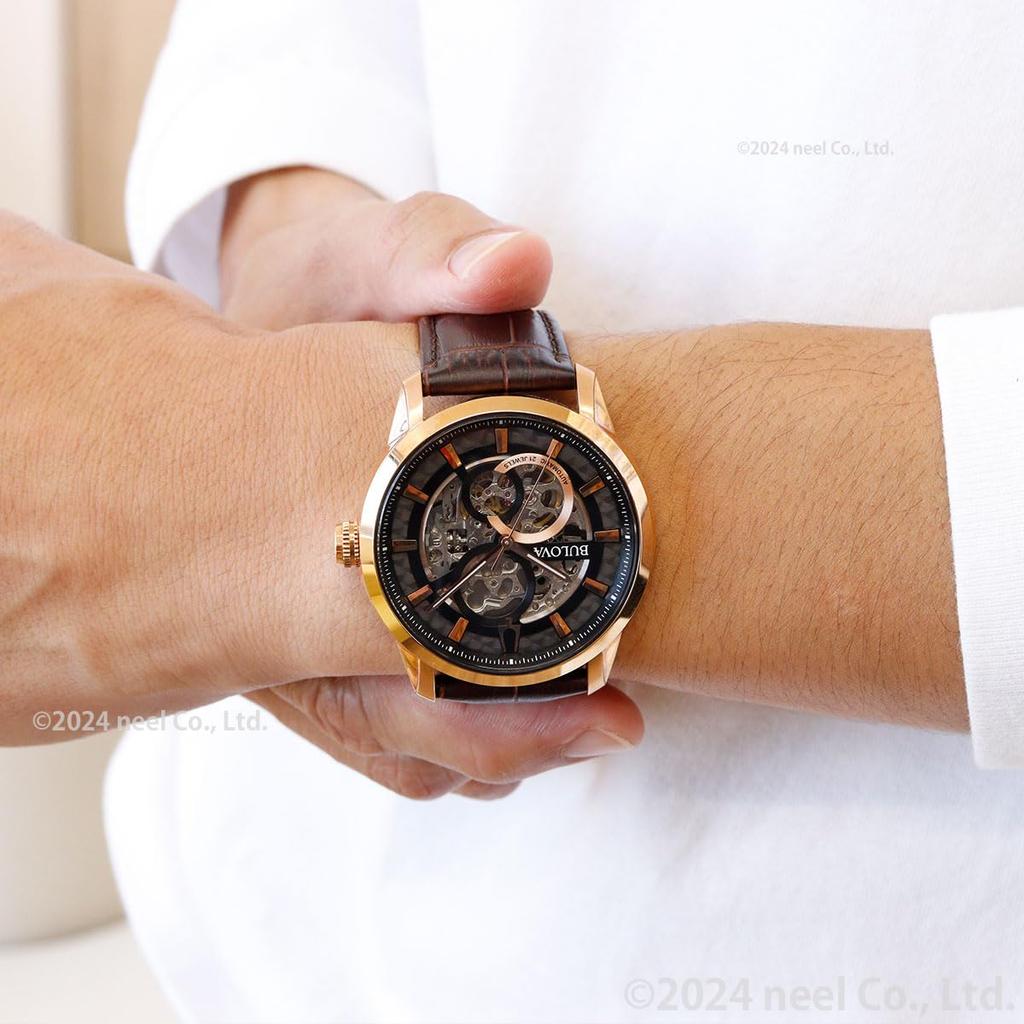 BULOVA Watch Automatic Mechanical Skeleton Classic 97A169 [Bulova] Men's