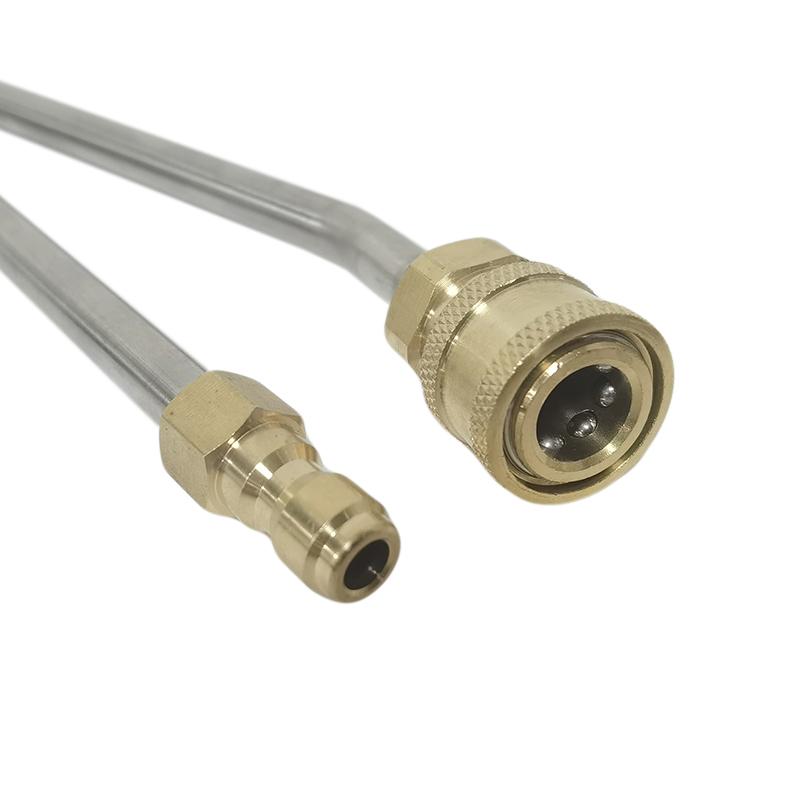 Водяной пистолет высокого давления для мойки автомобилей, удлинительный стержень для мойки под давлением, насадка для чистки водостоков, насадка/шланг 1/4" с быстрым соединением