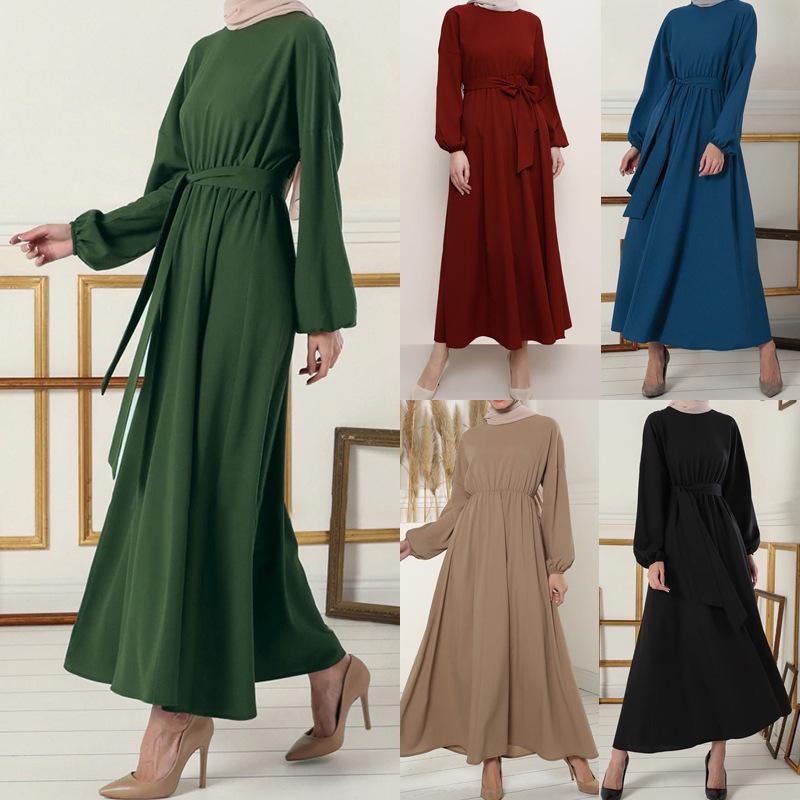 Batwing Sleeve Abaya: 2021 Middle Eastern Women's Long Dress