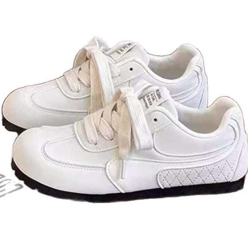 New Pink Color Matching Niche Student Thick Baseplate Shoes Women's Versatile Casual Sports Shoes