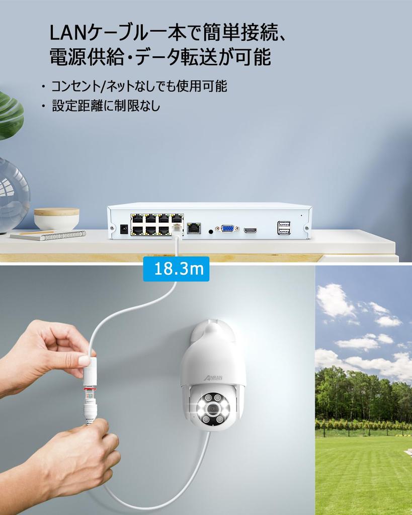 8 миллионов пикселей безопасности AI интеллект автоматическая ANRAN камера безопасности набор видеонаблюдения проводной POE питание 4 единицы 8 миллионов высокая без Wi-Fi постоянный