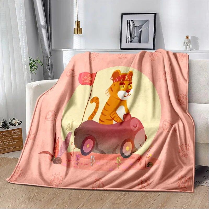 Двенадцать китайских знаков зодиака с узором Манта, чехол для дивана-кровати, мягкое одеяло, плед, мягкие теплые фланелевые одеяла, вентиляторы Gif