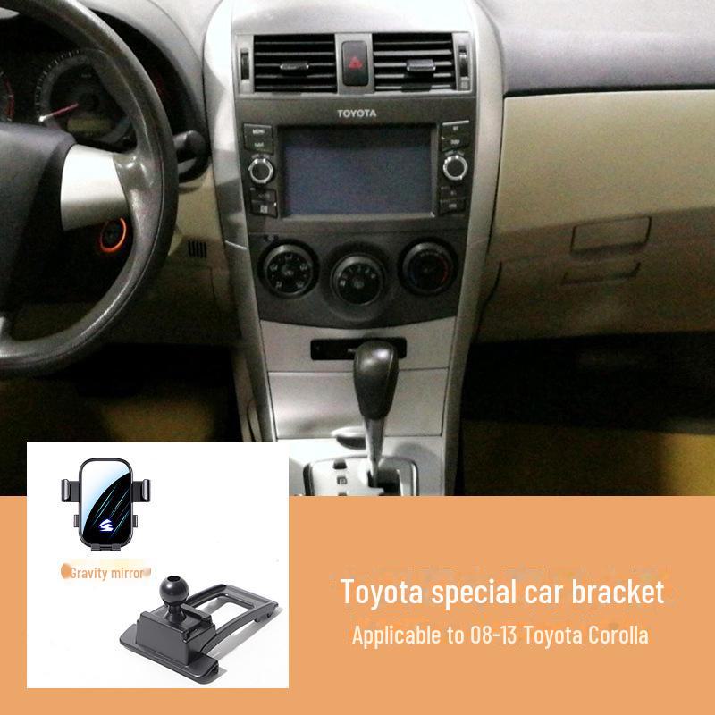 «Автомобильный держатель телефона для Toyota Camry, Corolla, Ralink, RAV4, Rongfang — горизонтальный экран, бесшумная конструкция»