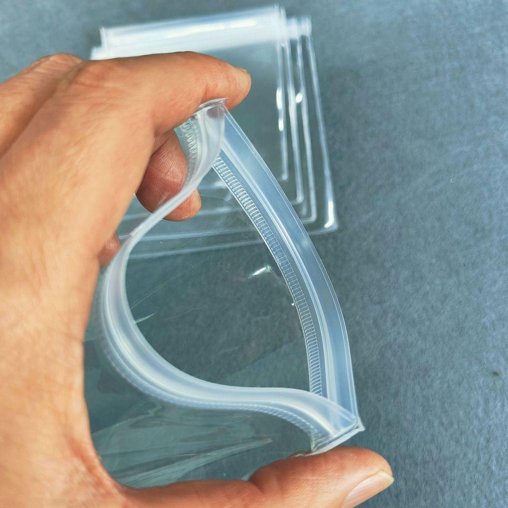 10 шт. пакеты EVA с зиплоком, полностью прозрачные упаковочные пакеты, многофункциональные пакеты для хранения игрушек-мялок