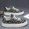 New Designer Shoes Men Fashionable Casual Printed Canvas Shoes Summer Comfortable Lace-up Skateboard Shoe Zapatos De Hombre