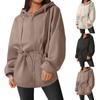 Womens Oversized Hoodies Zip Up Sweatshirts Long Sleeve Sweaters Pullover