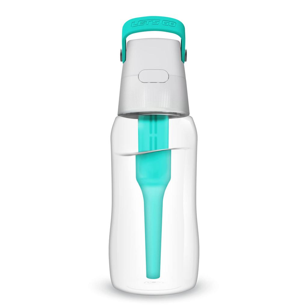 Dafi Water Purification Bottle SOLID Portable Bottle Type Water Purifier Water Bottle with 1 Cartridge Japanese Emerald [Genuine Product] (500ml,