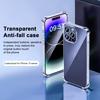 Прозрачный чехол для телефона с приподнятыми краями, амортизирующий ударопрочный чехол для телефона с точными вырезами, защитный чехол для iPhone