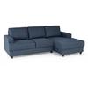 4-seater Right-hand Corner Sofa - Blue Fabric - Contemporary - L 215 X D 140 H 86 Cm - PAUL
