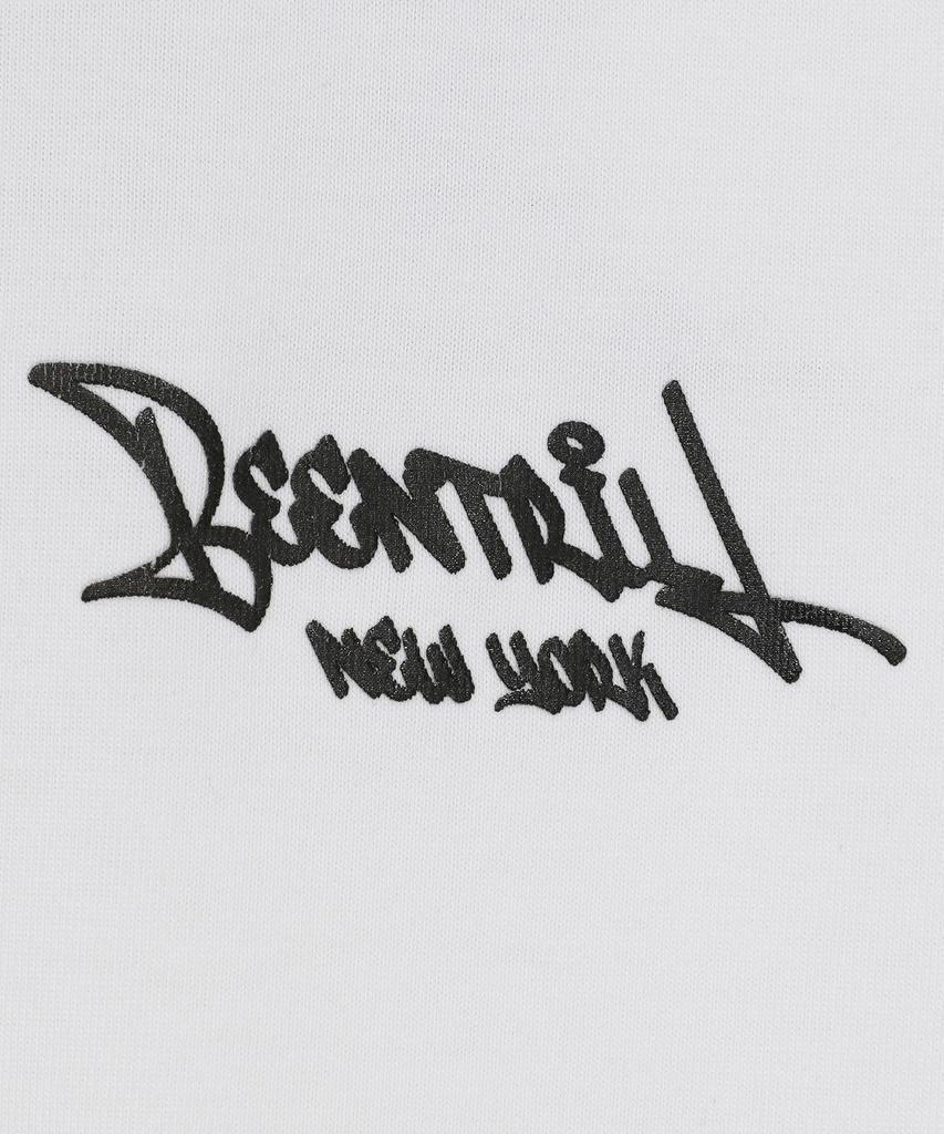 Футболка с логотипом BEENTRILL Script (Белый с оттенком)