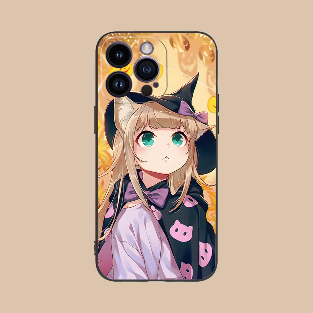 Anime Kinako Hara Mobile Phone Case for iPhone 17 16 15 14 13 12 11 X XR XS 8 7 Air Pro Max Plus Mini Colorful Cover Pretty