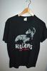Футболка группы The Killers, с коротким рукавом, черная, хлопок, S-234XL