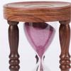 Wooden Pink Sand Timer Sand Glass Sand Clock for Gifting Collectibles for Home and Office Decor