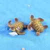 2Pcs Resin Turtle Model Miniature Fairy Garden Bonsai Dollhouse Figurine Decor
