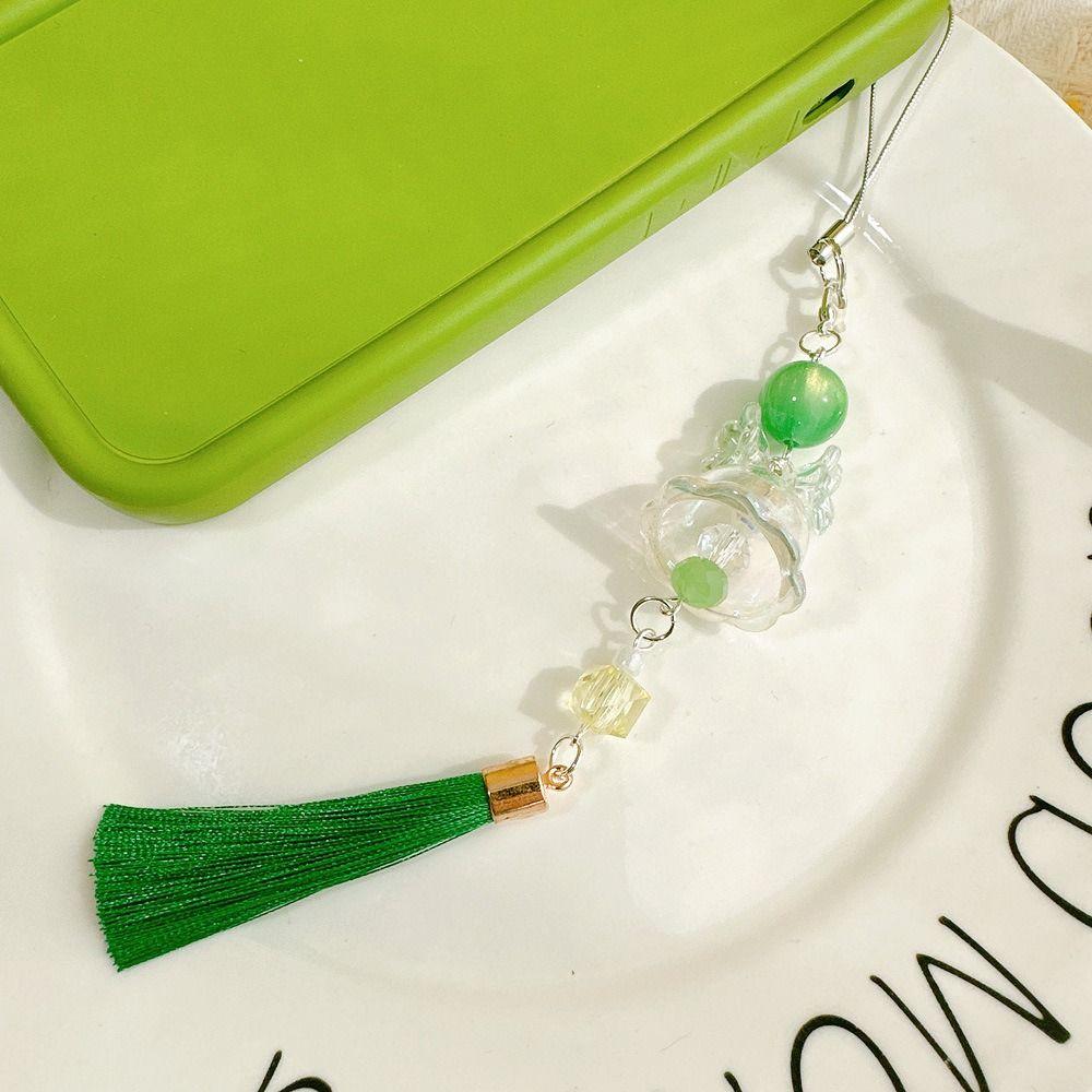 Шарм для телефона Колокольчик ветра Цепочка для мобильного телефона Кисточка Колокольчики ветра Подвеска для телефона Сладкие аксессуары для девочек