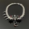 Hip Hop Street Necklace Female Niche Design High Sense Female Y2k Domineering Collarbone Chain Tide