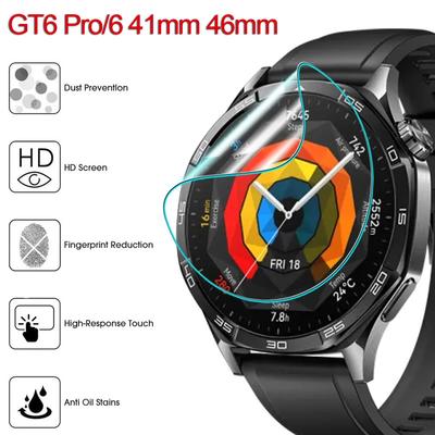 3/5 шт. Гидрогелевая пленка для Huawei Watch GT 6Pro 46 мм Защитная пленка для экрана HD Пленка против царапин для Huawei Watch GT6 46 41 мм Аксессуар