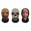 Маска Призрачное Лицо 3D Хэллоуин Косплей Реквизит Балаклава Полное Лицо Эластичная Сетка Дышащий Череп Головные Уборы Хэллоуин Вечеринка Ужасов