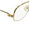 Great Cartier Glasses Trinity With Metal logo gold mens Used
