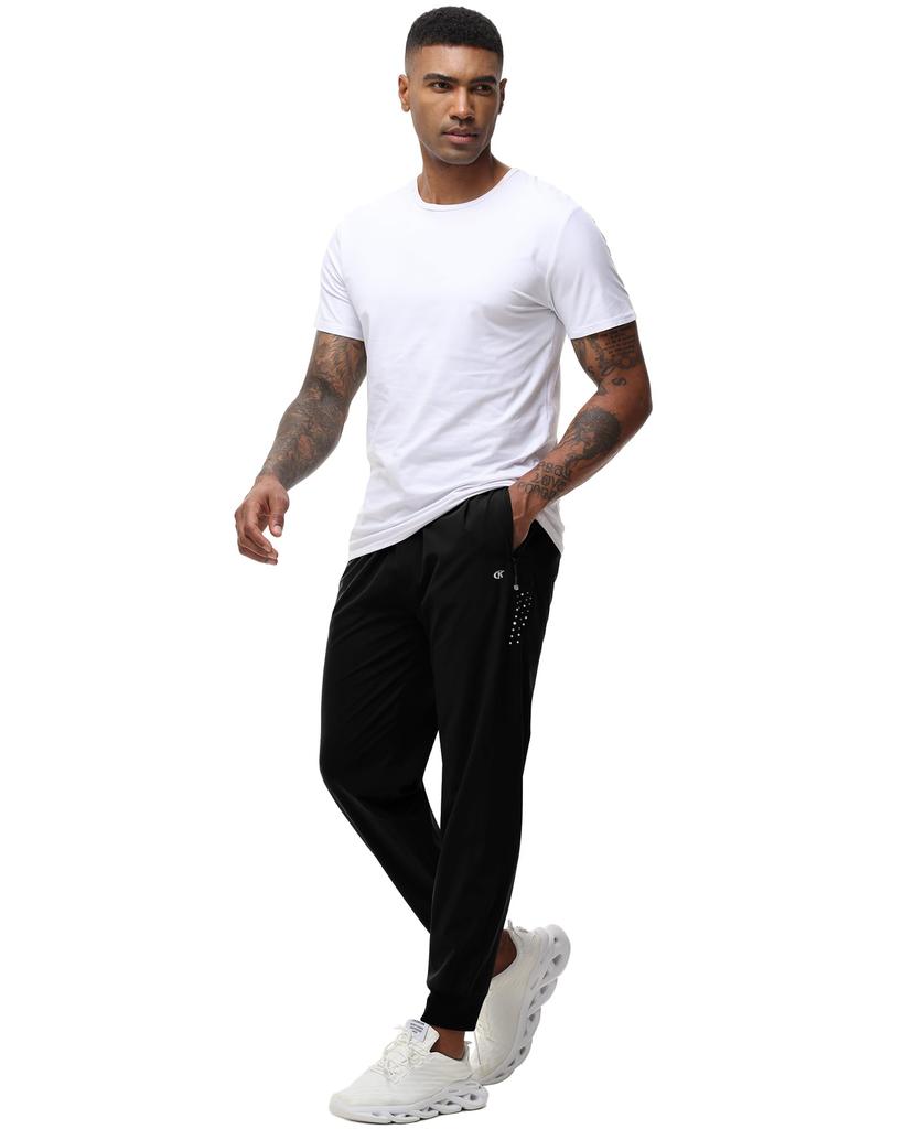 Тренировочные брюки-джоггеры Yundobop с защитой от УФ-излучения UPF и светоотражающими элементами. Идеально подходят для улицы и зимы. Мужские брюки, защита, 50+, влагоотводящие, быстросохнущие,