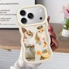 Милый Чехол Кошка для iPhone 13 17 Air 12 8 15 Plus 11 14 XR 16 Pro Max Мягкий Чехол для Телефона