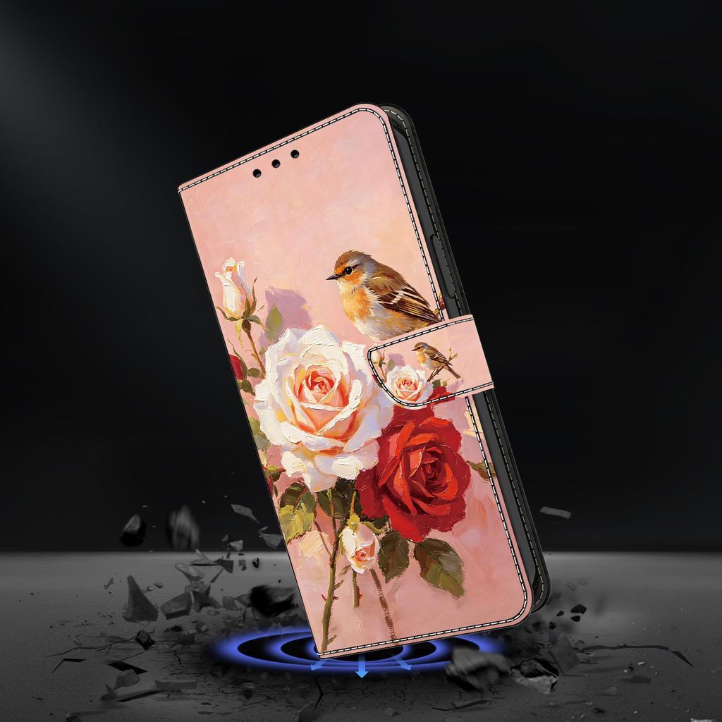 Магнитный кожаный чехол-бумажник с откидной крышкой для SamSung Galaxy A03s A04s A05 A05s A06 A07 A12 A13 A14 A15 A16 A17 A26 A27 A36 A37 A56 A57