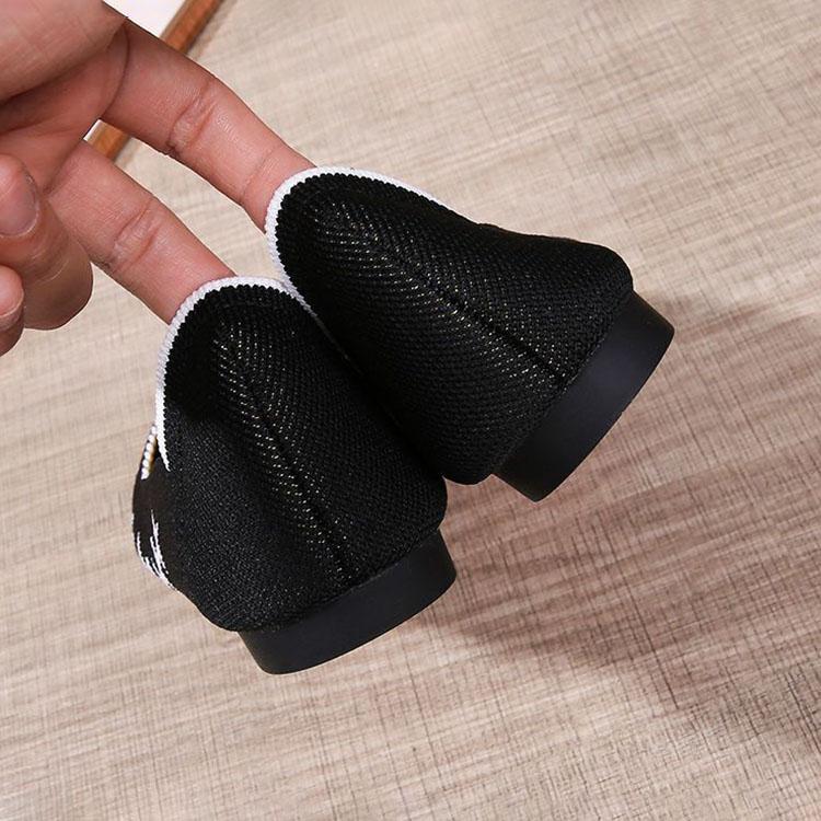 Туфли на плоской подошве с острым носком, дышащие летние туфли мелкой вязки, женская универсальная повседневная обувь с мягкой подошвой, обувь для ленивых, рабочая обувь