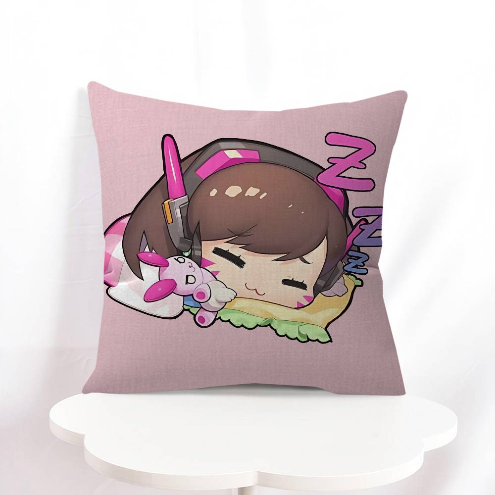D.Va Мультячная Наволочка Мультяшный Подарок Наволочка Декор Спальни Дома Дивана Кресла Сиденья Наволочка