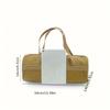 Durable Men's Tool Storage Bag, Large Capacity Wide Opening Zipper Bag, Portable Hand & Shoulder Carry Bag with Adjustable Strap
