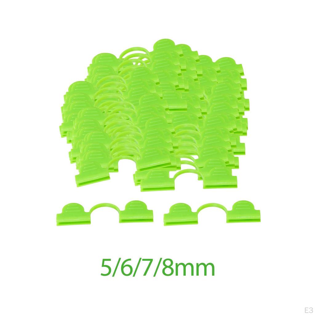 100 штук Зажимы для тепличной пленки Садовые постройки Зажим для трубы Принадлежности Многоразовый Зажим для трубы каркаса