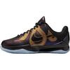 Детские высокие баскетбольные кроссовки Zoom Kobe 5 Фиолетово-Черно-Золотые для Подростков HM3753-500