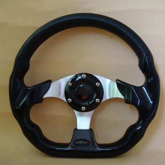 Модификация автомобиля из металлической искусственной кожи 320 мм, рулевое колесо гоночного типа с 6 болтами