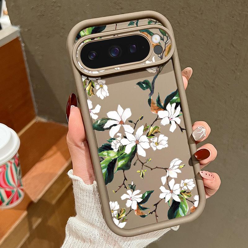 Для Google Pixel 9 8 Pro Xl 8a противоударный силиконовый мягкий защитный чехол с рисунком подсолнуха однотонный противоударный матовый чехол для телефона