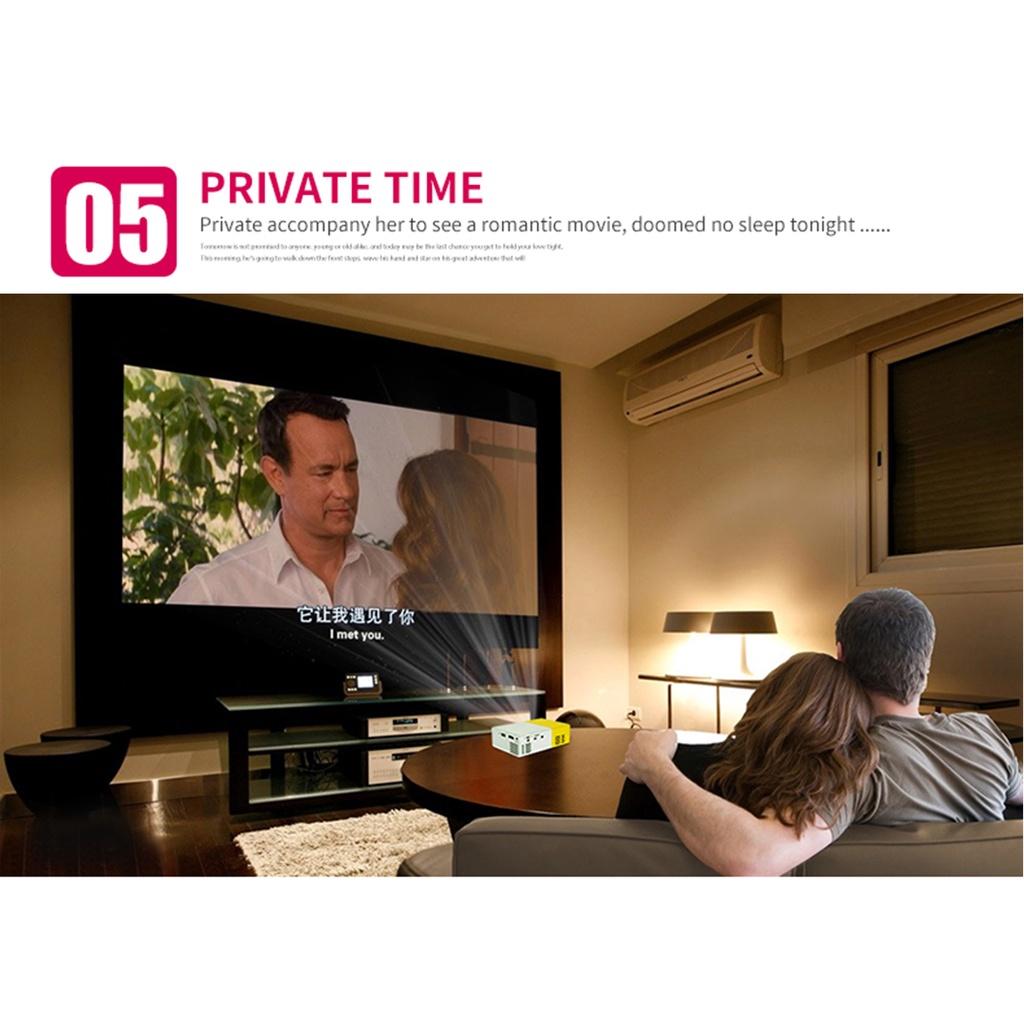 30000 часов 1080P HD LED Портативный проектор 320x240 Разрешение Мультимедийный Домашний кинотеатр Кинопроектор Видеотеатр