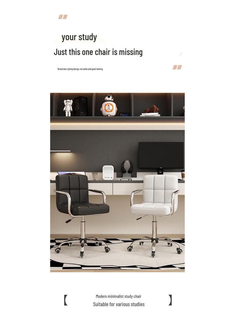 Adjustable Ergonomic Office Chair for Long Sitting – Ideal for Bedroom, Study, and Dressing Table.