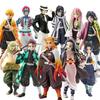 Аниме Клинок, рассекающий демонов Kimetsu no Yaiba Фигурка 15 см Незуко Танджиро Мицури Шинобу Зеницу Кёджуро Модель Фигурки Игрушка Подарки