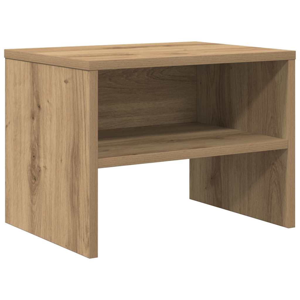 Nightstand Artisan Oak 40 x 40 x 30 cm Wood Based Material