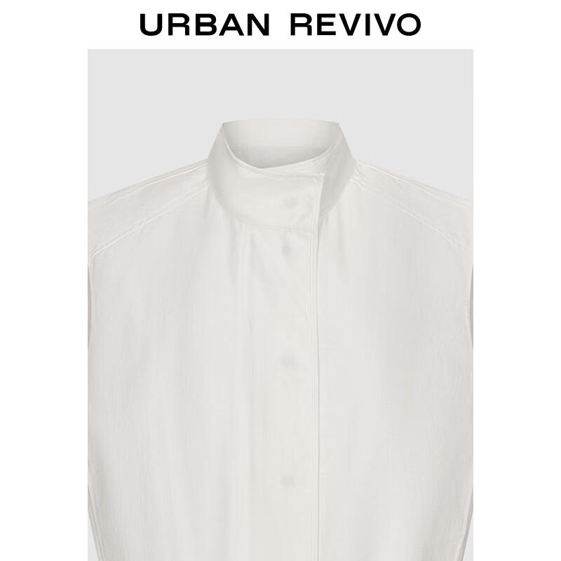 UR Женский простой модный жилет без рукавов на пуговицах со стойкой