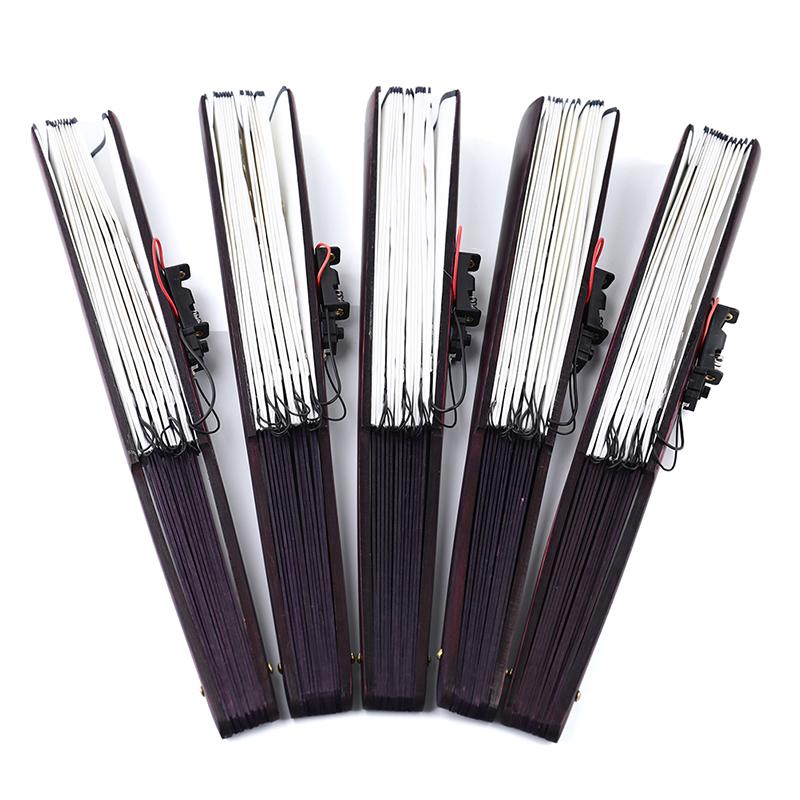 Светящийся складной светодиодный вентилятор, танцующий свет, ночное шоу, Хэллоуин, Рождественский рейв-фестиваль