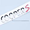 Черный 3D гальванизированный значок CooperS для задней части BMW MINI