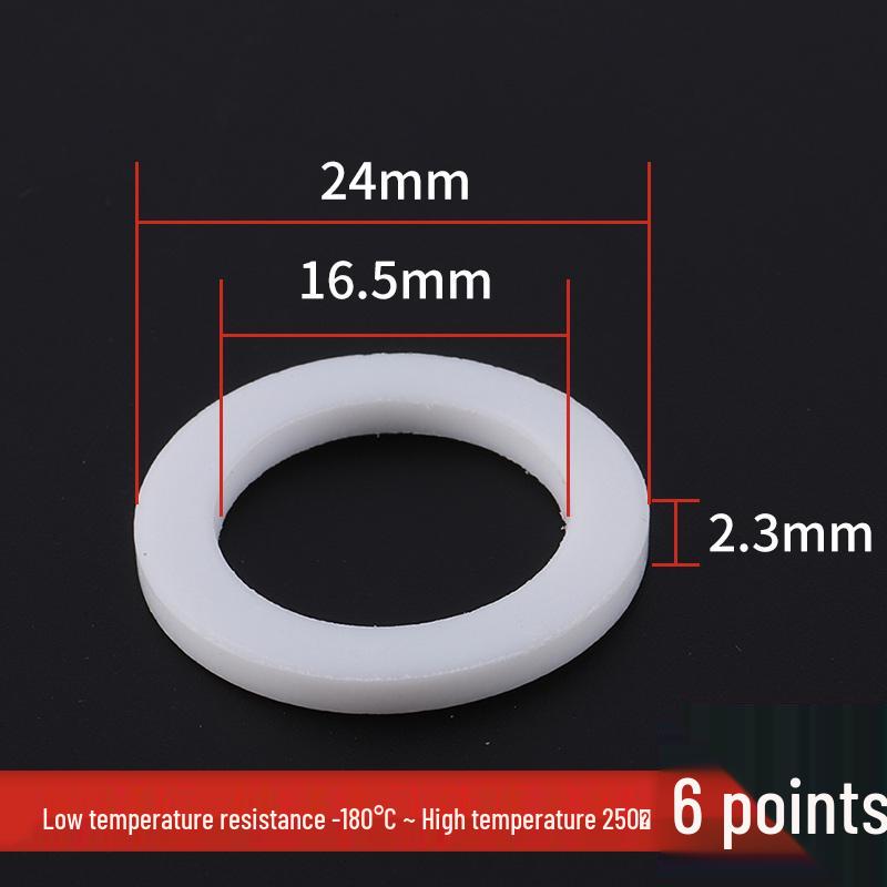 PTFE Политетрафторэтилен Высоко/Низкотемпературностойкий Тефлон Водопроводная Труба Прокладка