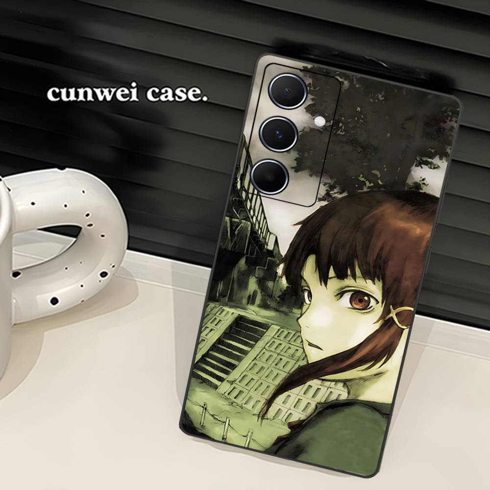 Чехол для телефона с рисунком Serial Experiments Lain для Samsung S 24 Fe 25 Ultra Plus 20 Lite 21 30 22 23 24 22 Ultra 5G Fundas