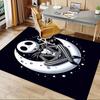 Office Rug Moonlight, Nightmare Before Christmas theme 3D Printed Anti-Slip Rug-Machine Washable for Living Room