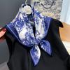 Men's 100% Silk Paisley Scarf Shawl Square Neckerchief Bride Wedding Muffler Business Casual Cravat 70 Headband Scarf For Women