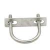 1Set Screws M6 Round Tube Clamp 304 Stainless Steel Right Angle U-bolt Round Bolt  for Round Tube