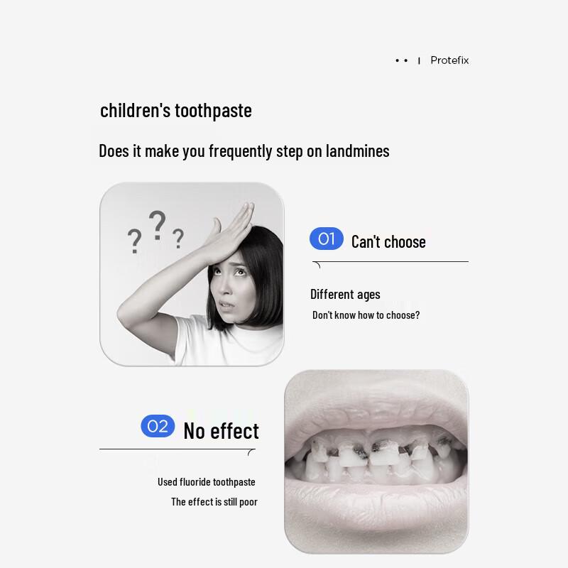 PROTEFIX Детская фторсодержащая зубная паста