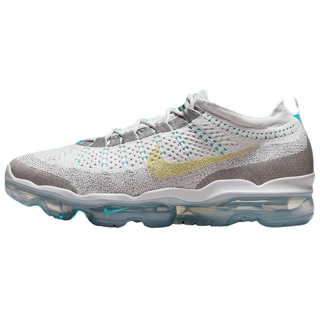 Nike Air VaporMax 2023 Flyknit Photon Dusty Cactus Men Sneakers Grey Flat-Pewter Life-Lime DV1678-011