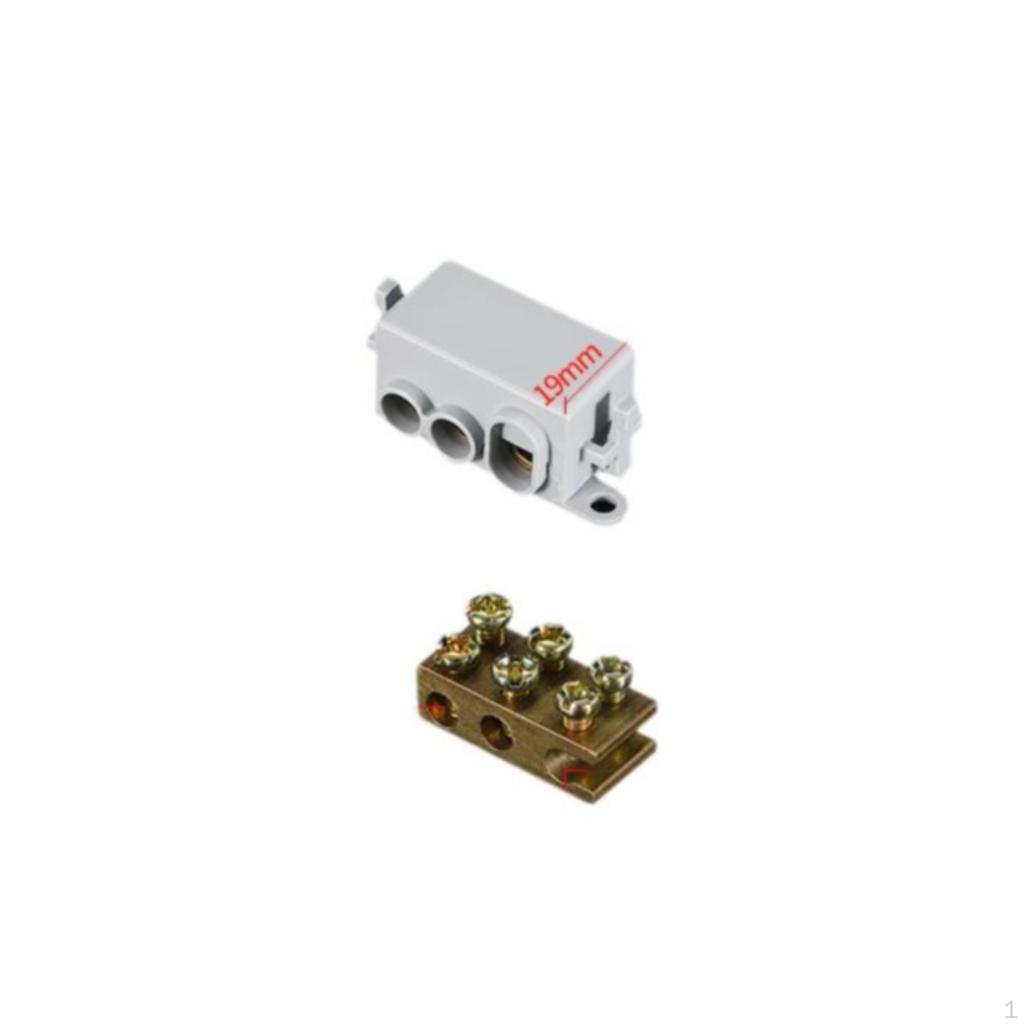 Wire Splitter Connector, 1 In 2/6 Output Terminal Block, Quick Splicing, 0.24mm², Suitable for