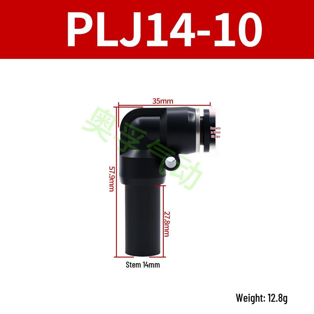 Elbow Pipe Plug Reducer Bush PGJ6-4 8-6 12-6 16-10 Blue-Black-White Male-Female